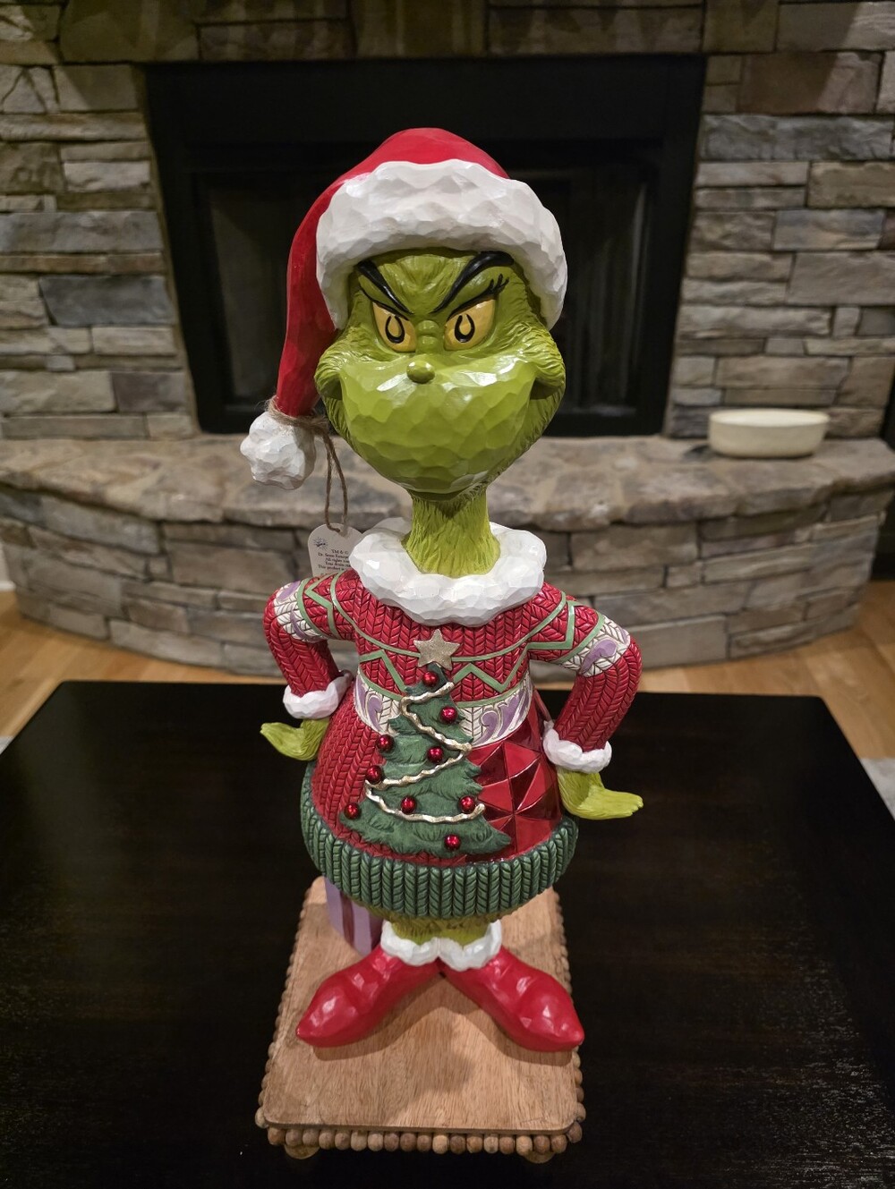 Jim Shore The Grinch in Ugly Sweater Statue - New